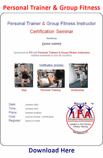 Personal Trainer Group Fitness Seminar