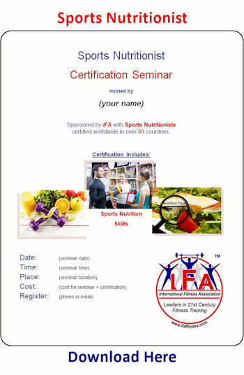 Sports Nutrition Seminar